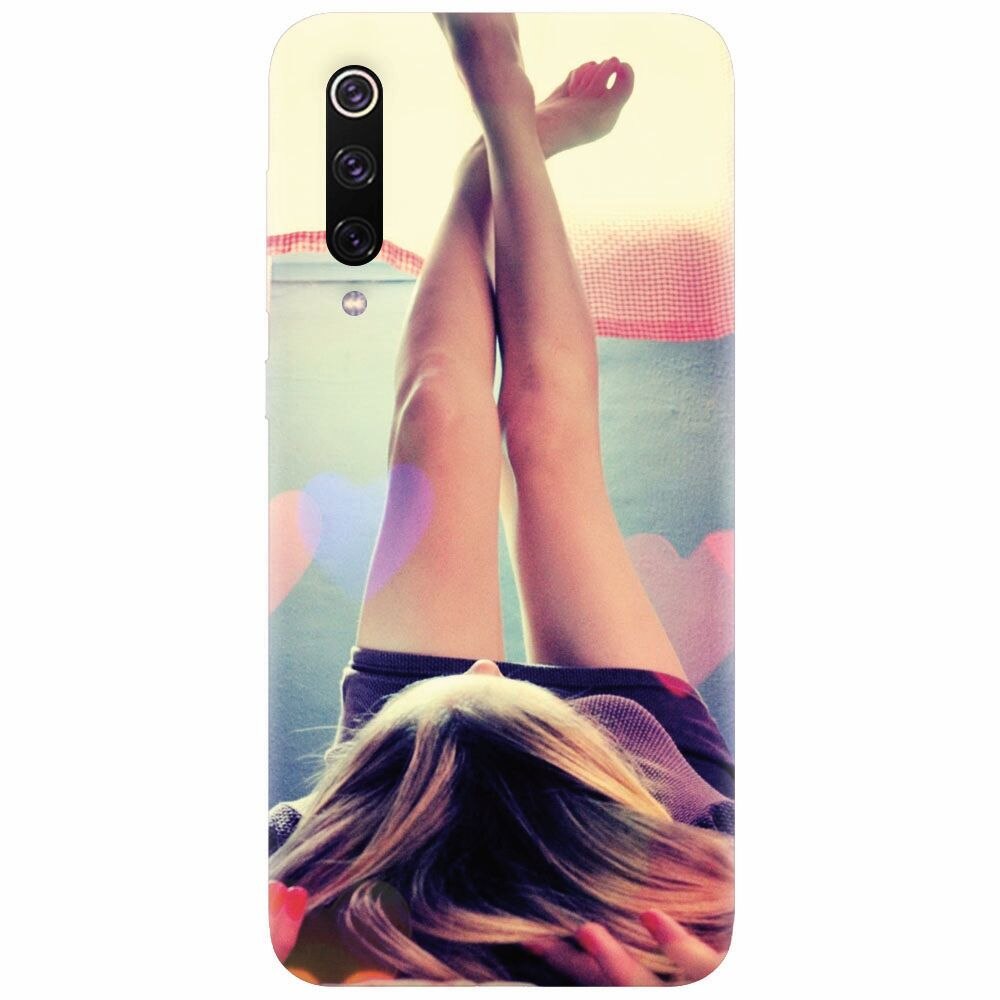 Husa silicon pentru Xiaomi Mi 9, Relax Girl