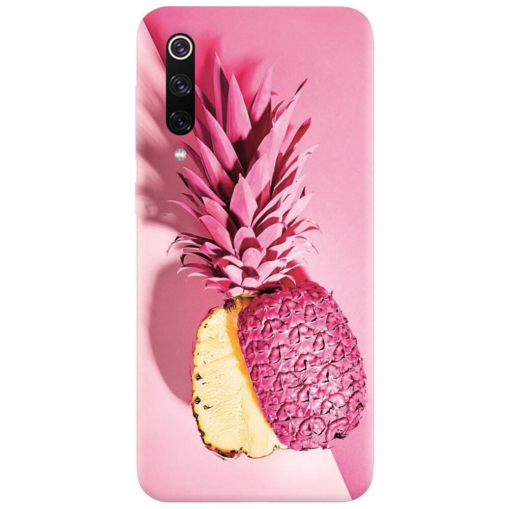 Husa silicon pentru Xiaomi Mi 9, Pink Pineapple