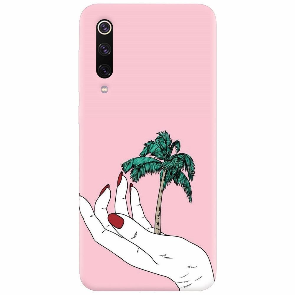 Husa silicon pentru Xiaomi Mi 9, Palm Tree