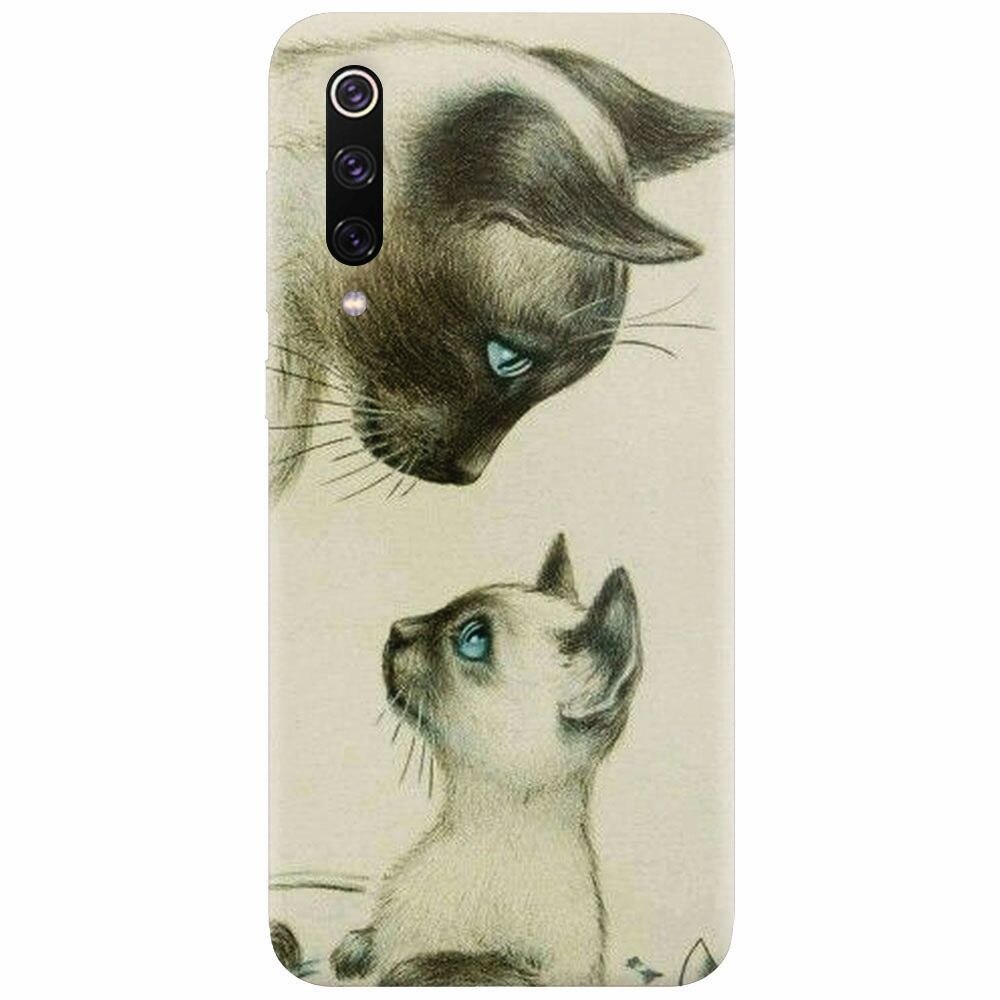 Husa silicon pentru Xiaomi Mi 9, Little Cat