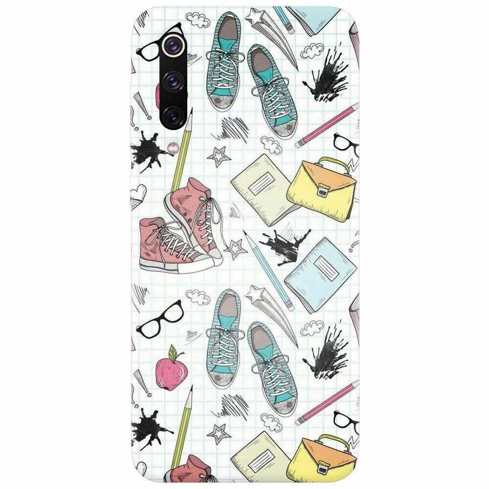 Husa silicon pentru Xiaomi Mi 9, School