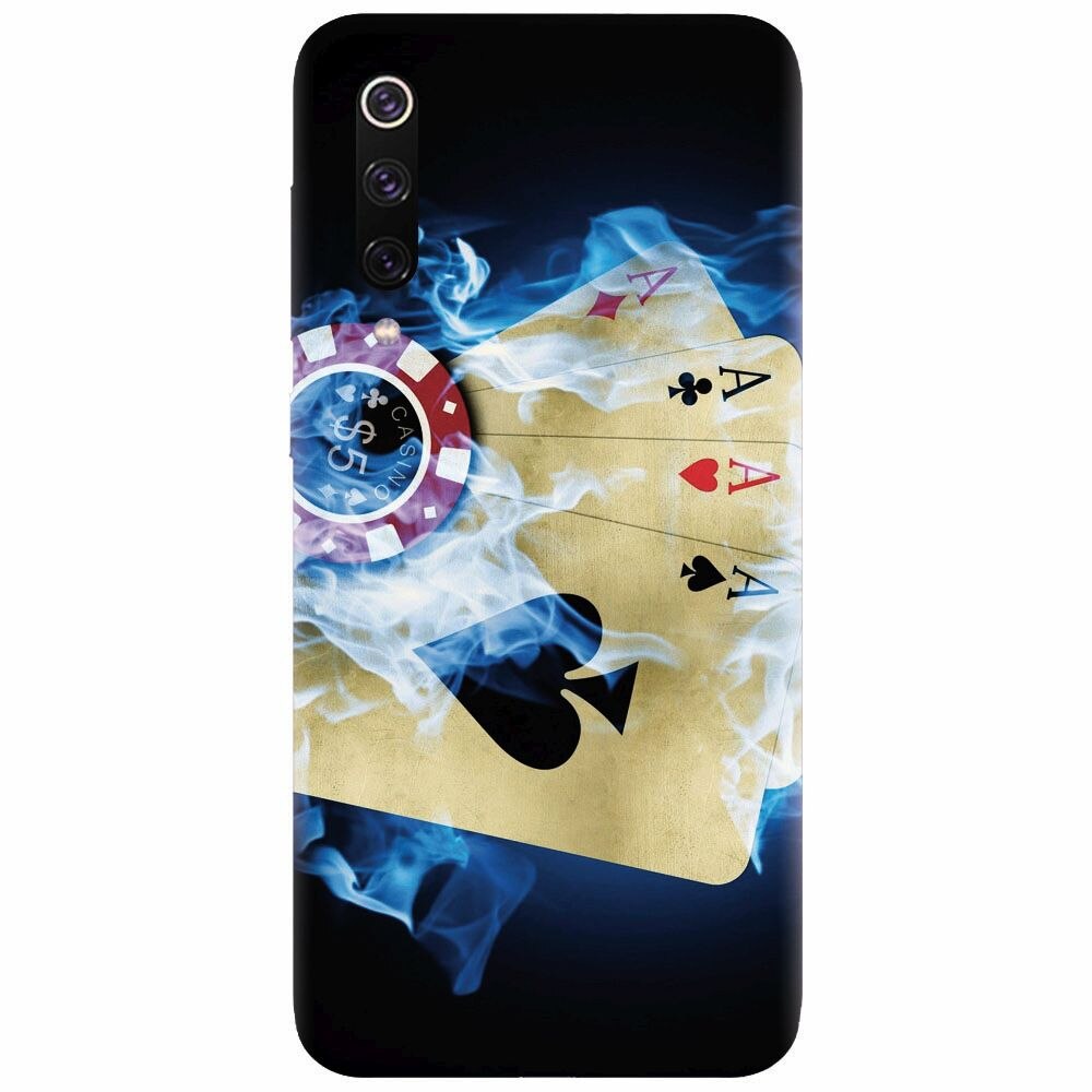 Husa silicon pentru Xiaomi Mi 9, Casino