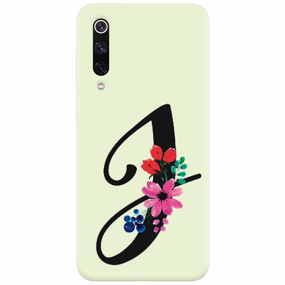 Husa silicon pentru Xiaomi Mi 9, Litera J
