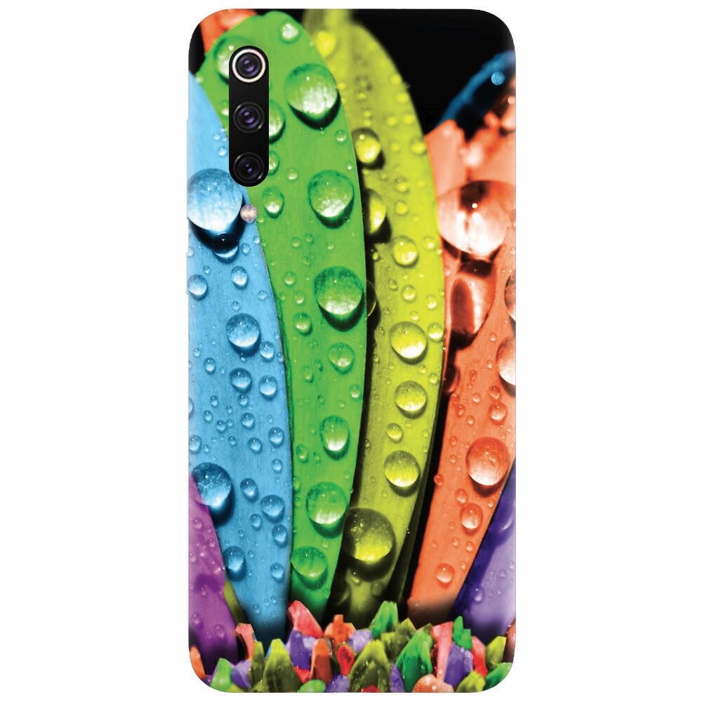 Husa silicon pentru Xiaomi Mi 9, Colorful Daisy Petals