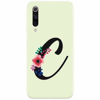Husa silicon pentru Xiaomi Mi 9, Litera C Husa silicon pentru Xiaomi Mi 9, Litera C