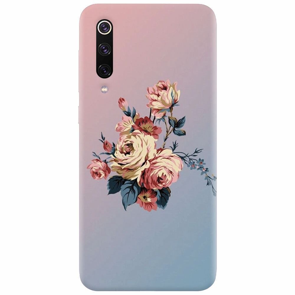 Husa silicon pentru Xiaomi Mi 9, Roses