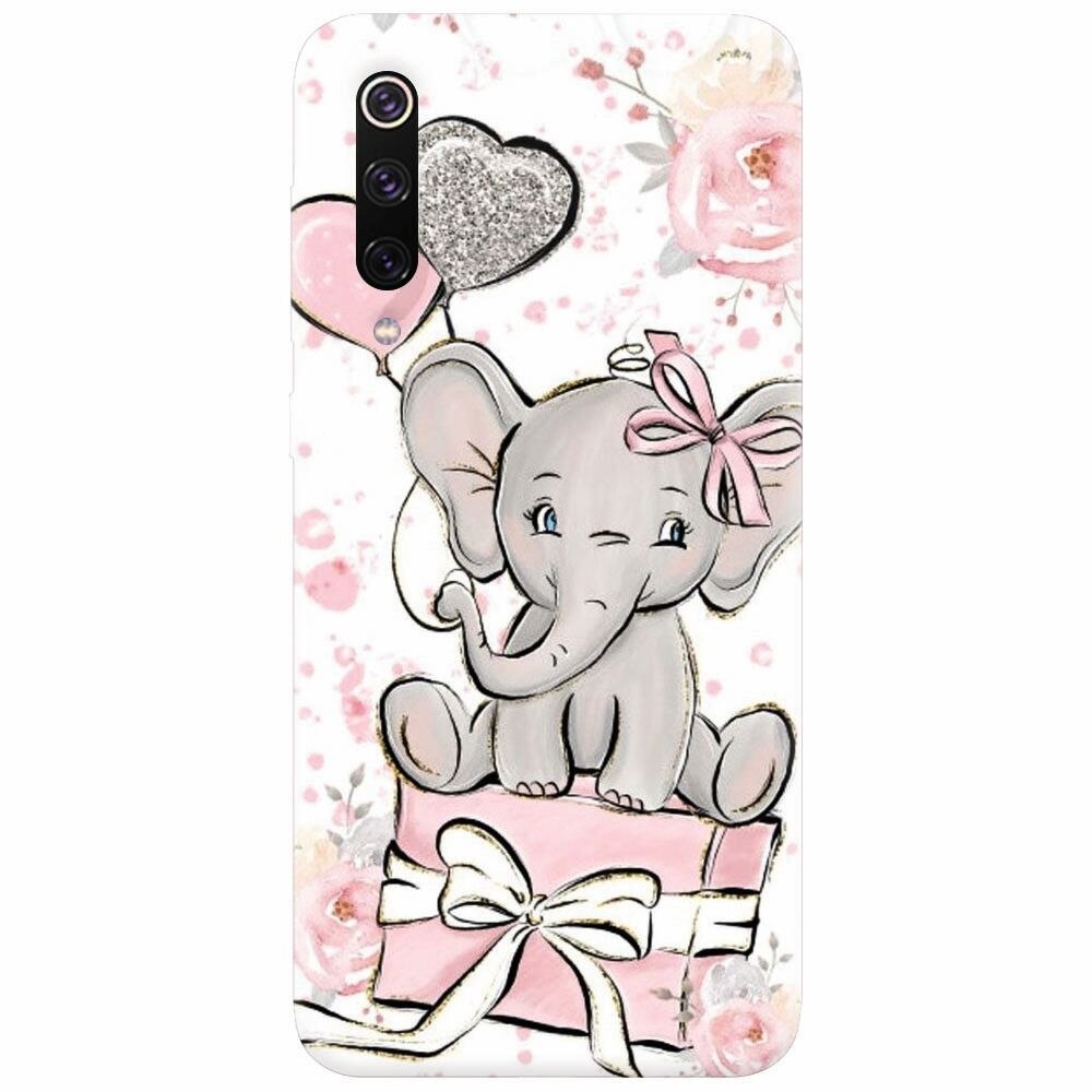Husa silicon pentru Xiaomi Mi 9, Elefant