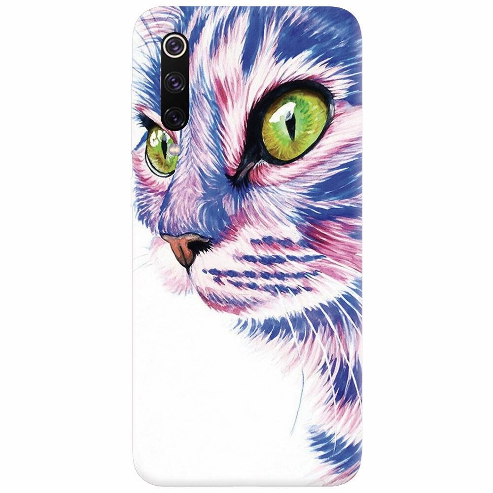 Husa silicon pentru Xiaomi Mi 9, Colorfull Cat