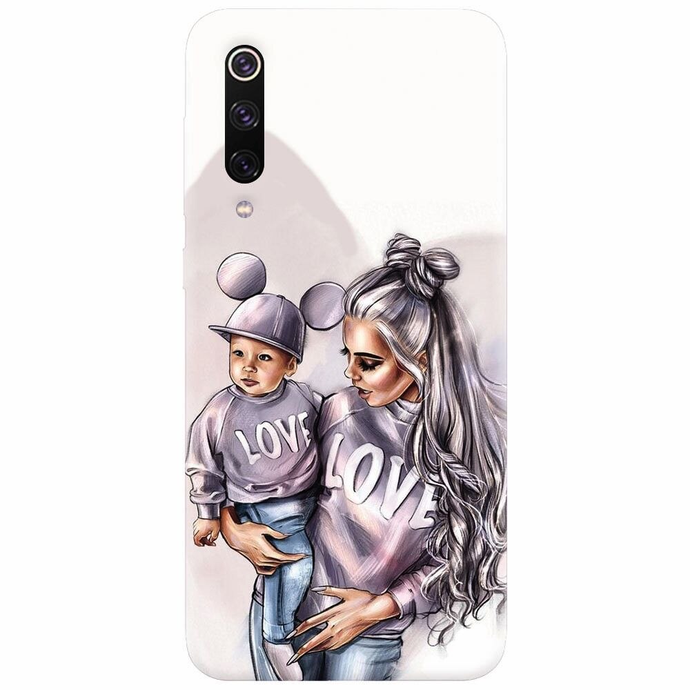 Husa silicon pentru Xiaomi Mi 9, Mommy Love