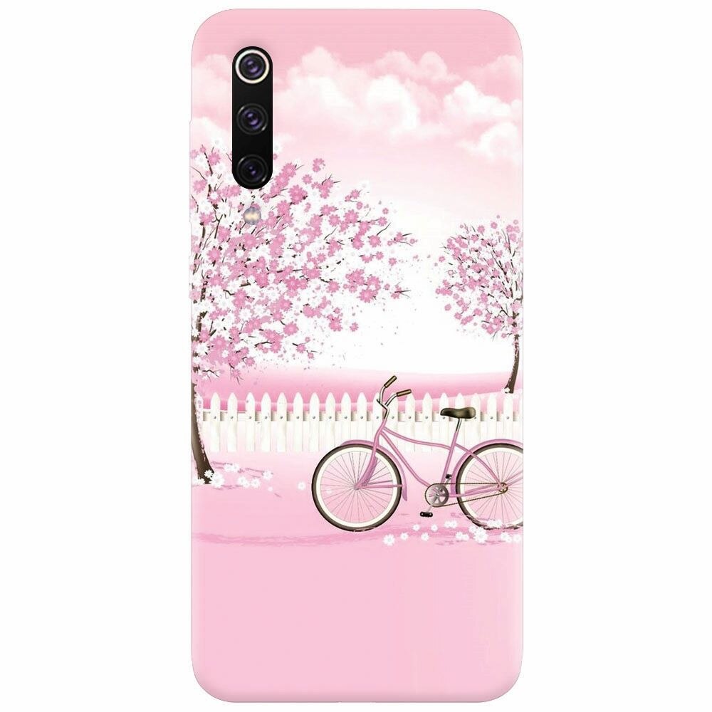 Husa silicon pentru Xiaomi Mi 9, Pink Spring