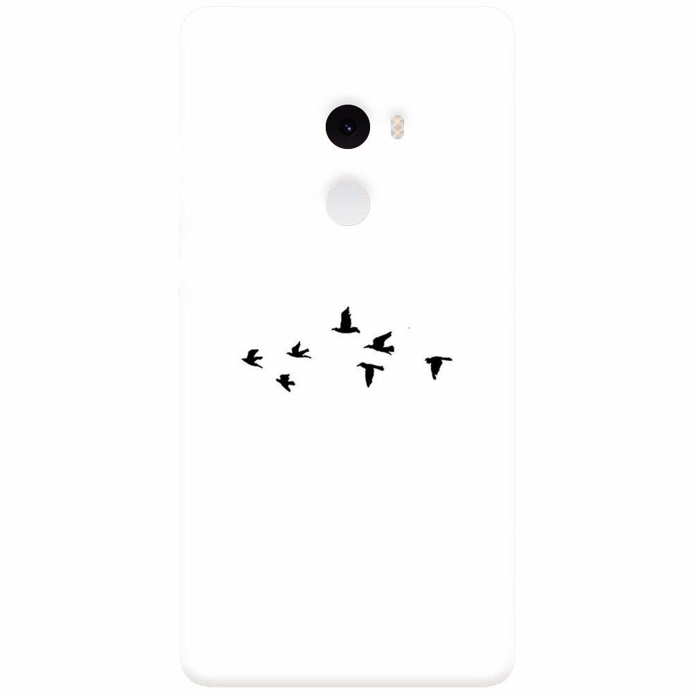 Husa silicon pentru Xiaomi Mi Mix 2, Birds