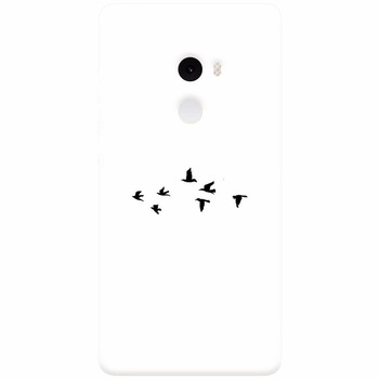 Husa silicon pentru Xiaomi Mi Mix 2, Birds Husa silicon pentru Xiaomi Mi Mix 2, Birds