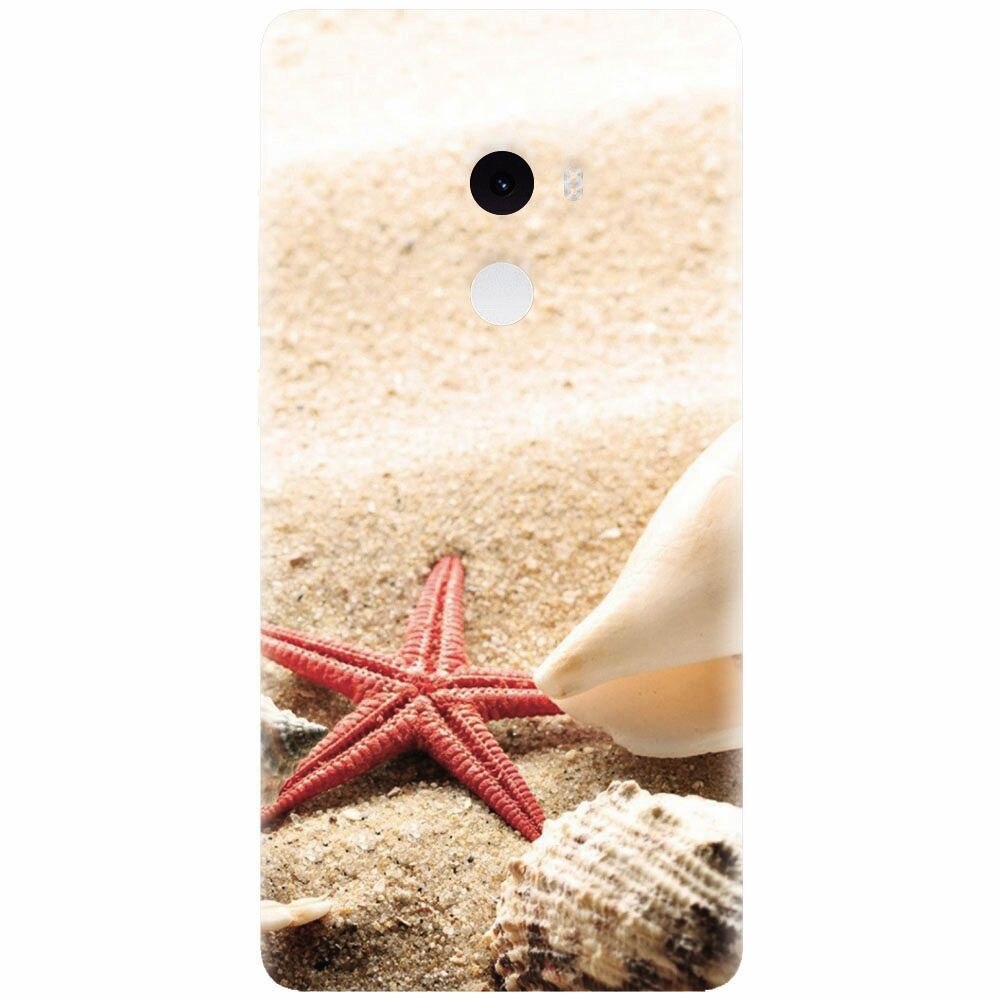 Husa silicon pentru Xiaomi Mi Mix 2, Beach Shells And Starfish
