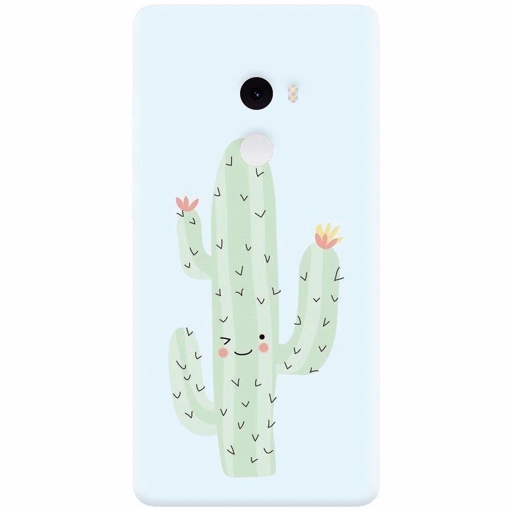 Husa silicon pentru Xiaomi Mi Mix 2, Cactus