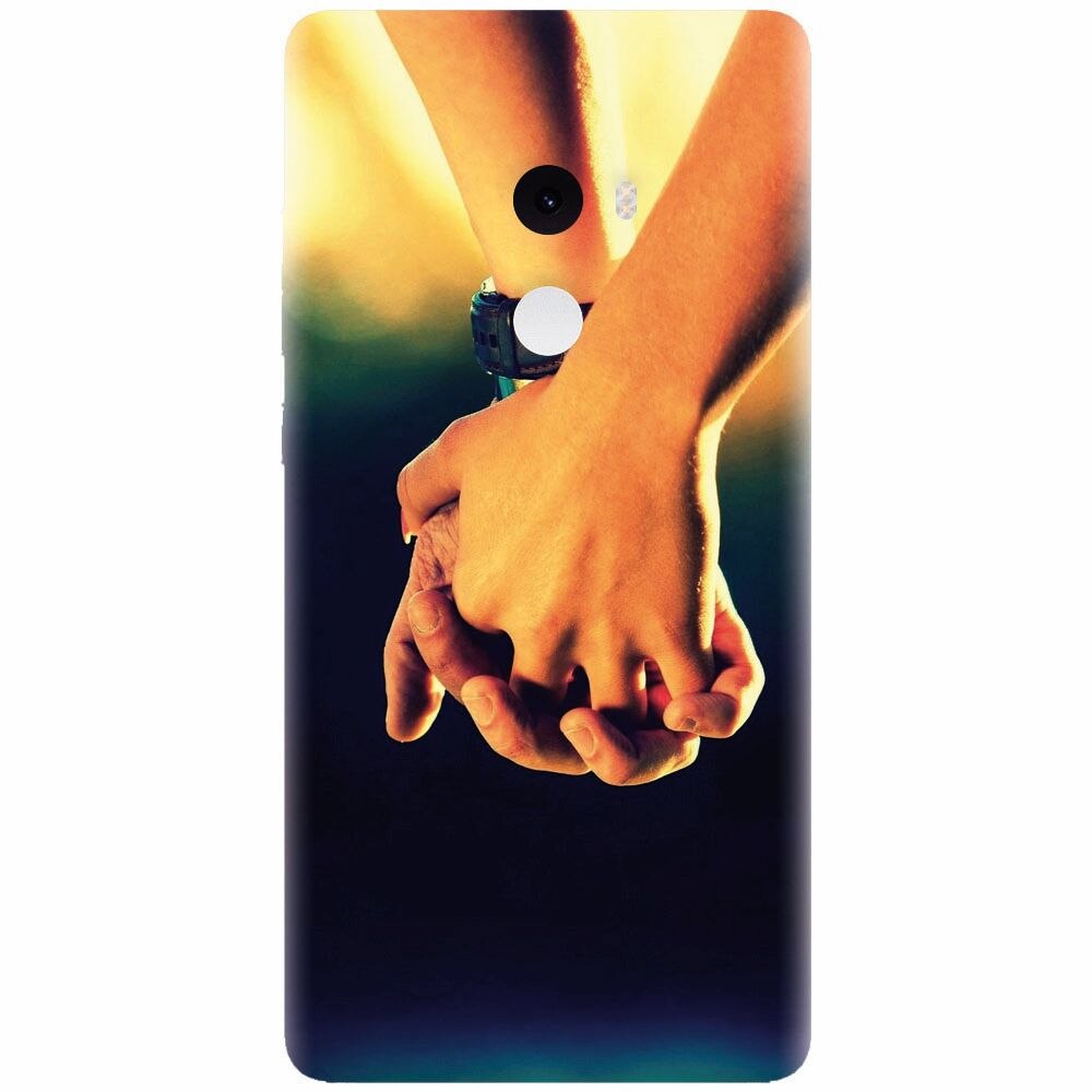 Husa silicon pentru Xiaomi Mi Mix 2, Couple Holding Hands