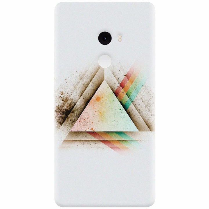 Силиконов кейс за Xiaomi Mi Mix 2, Abstract Grunge Light Triangle