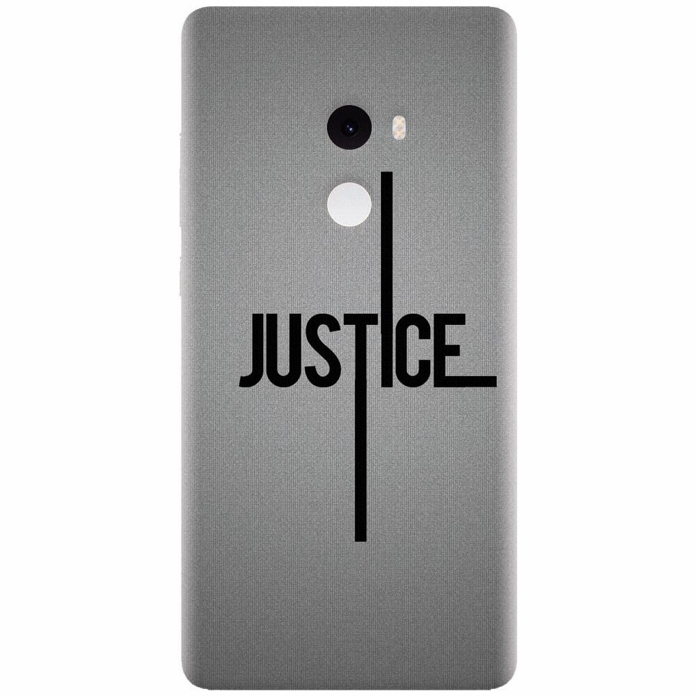 Husa silicon pentru Xiaomi Mi Mix 2, Amir Justice Minimalistic Nubheebuccus Text