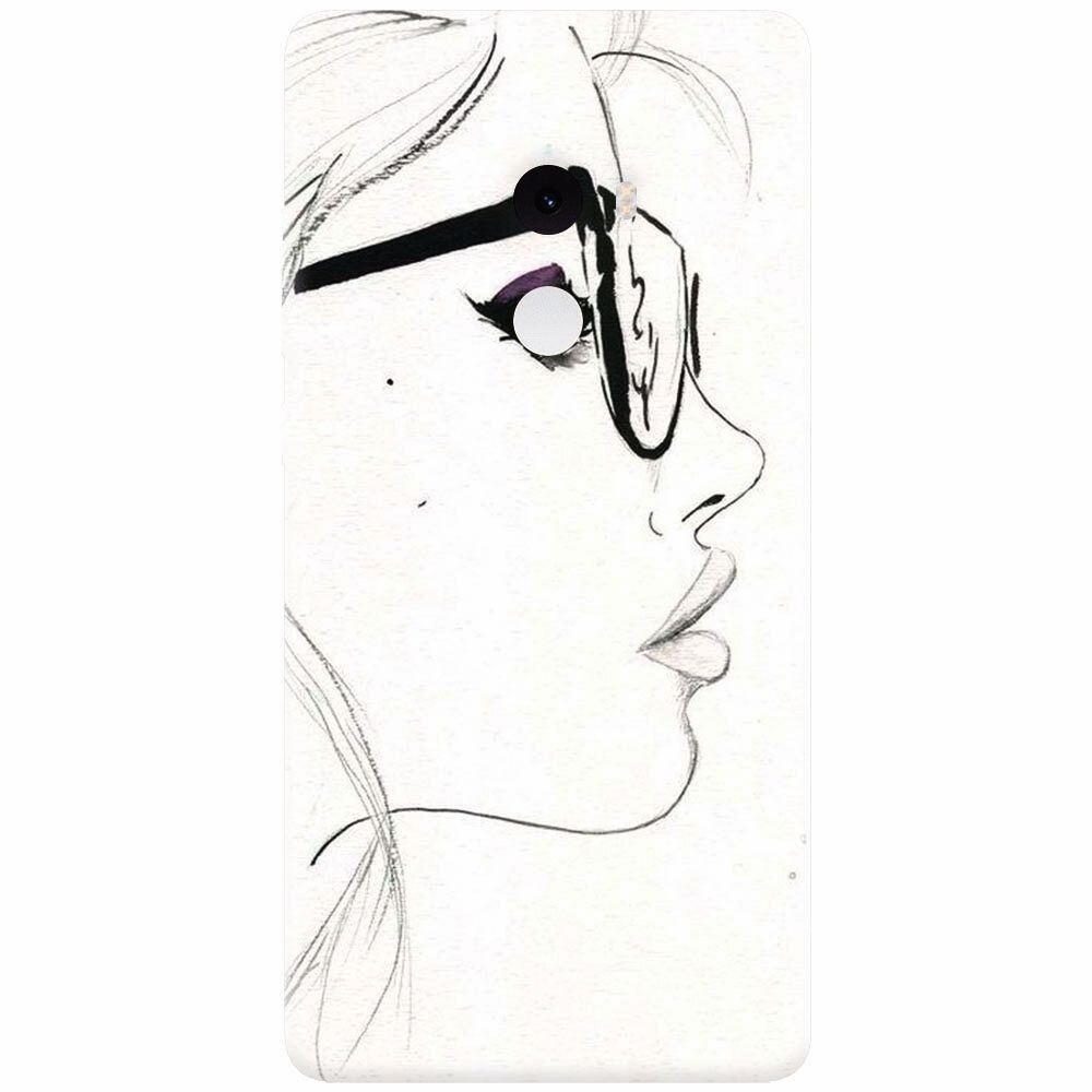 Husa silicon pentru Xiaomi Mi Mix 2, Girl Face