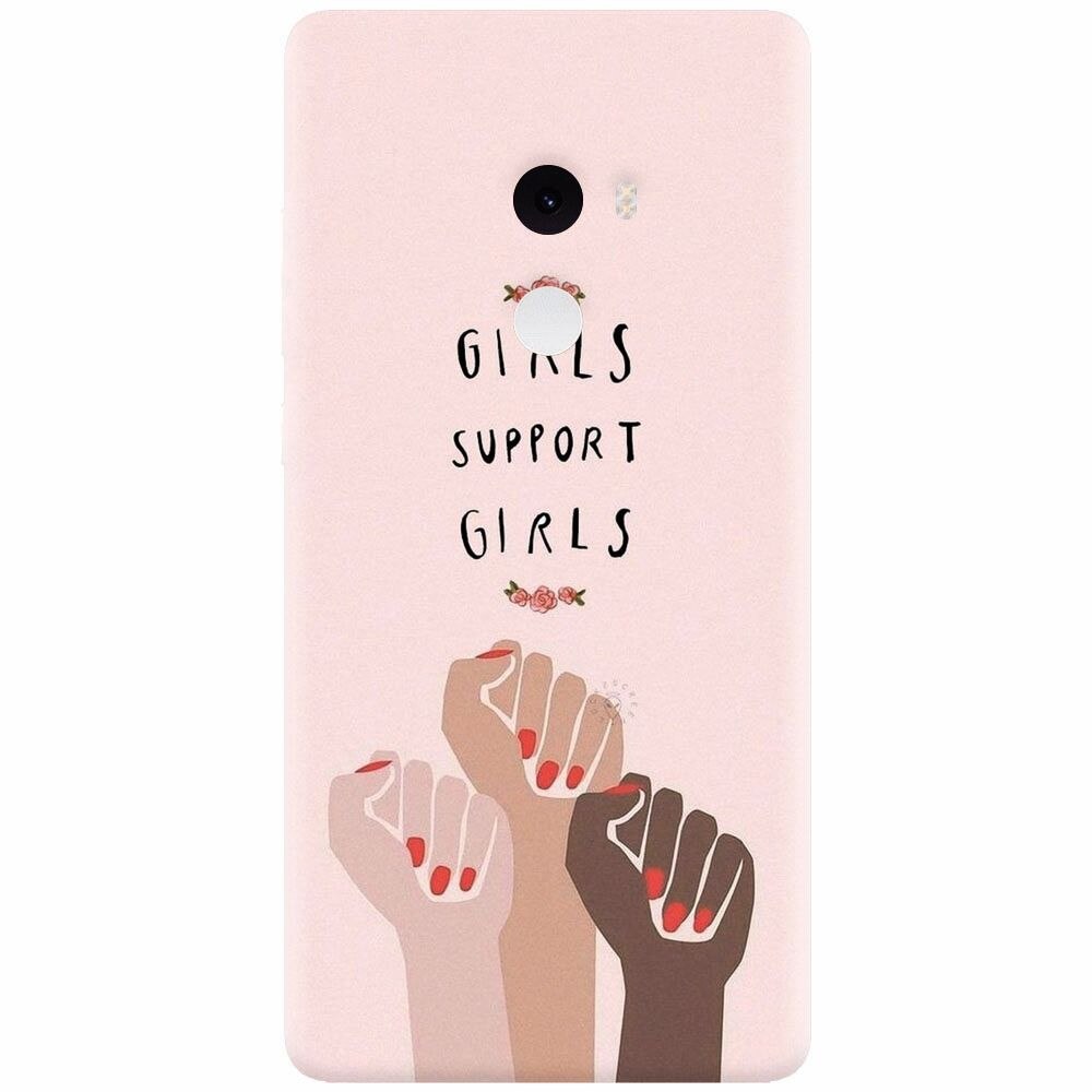 Husa silicon pentru Xiaomi Mi Mix 2, Girls Supportgirls