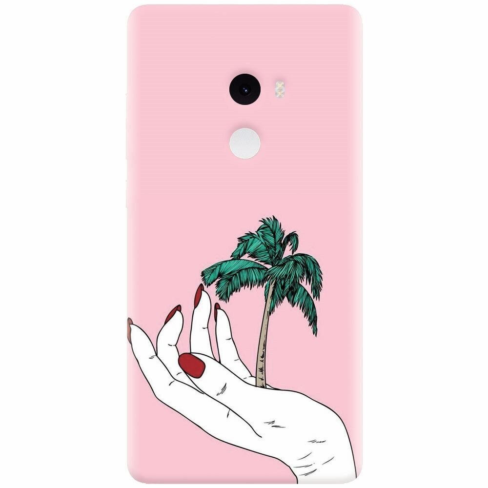 Husa silicon pentru Xiaomi Mi Mix 2, Palm Tree
