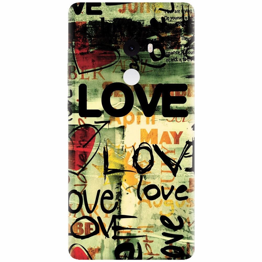 Husa silicon pentru Xiaomi Mi Mix 2, Love Artwork