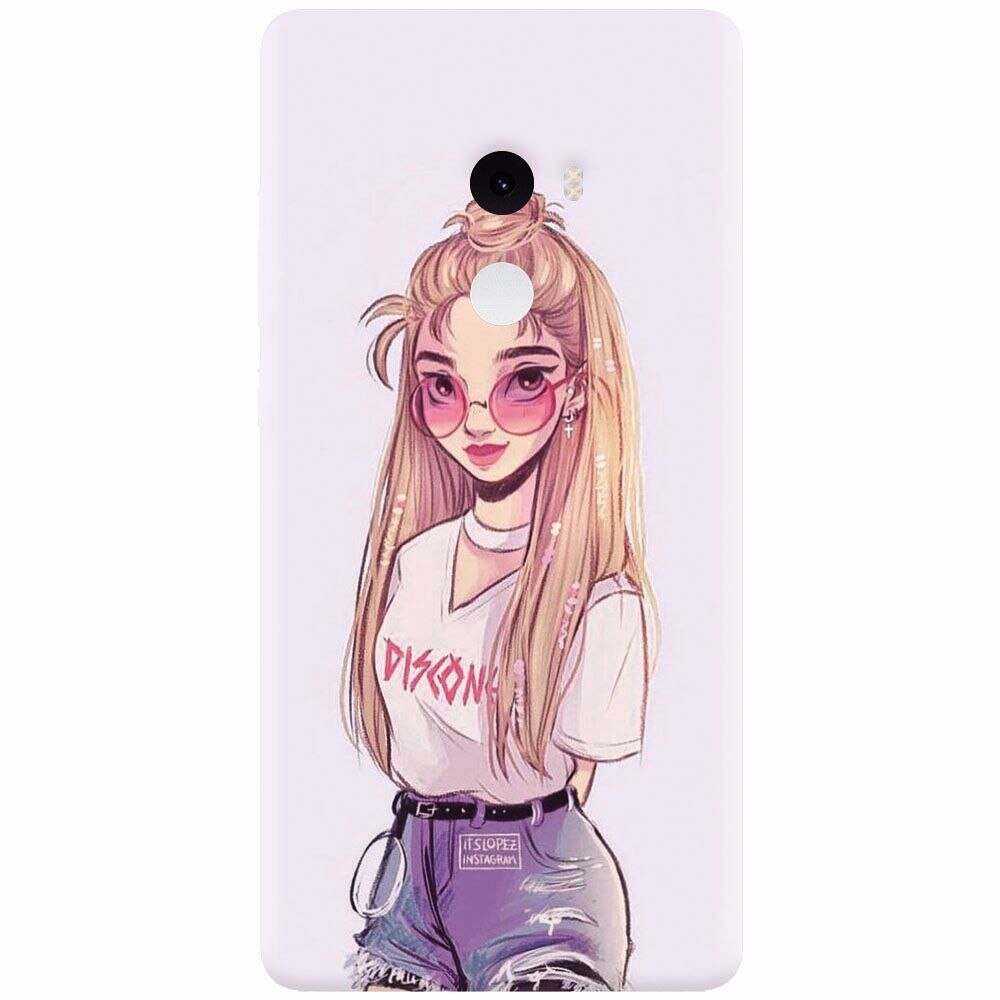 Husa silicon pentru Xiaomi Mi Mix 2, Girl Look