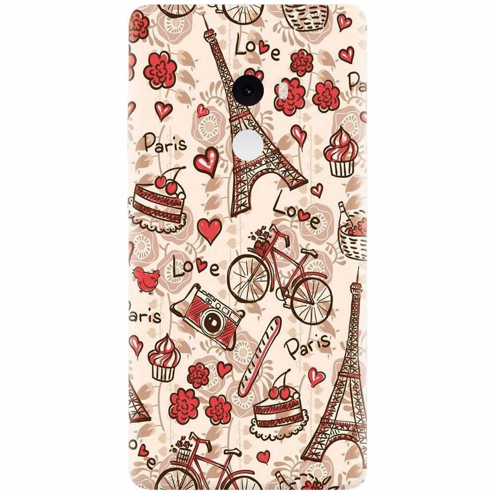 Husa silicon pentru Xiaomi Mi Mix 2, Paris Love