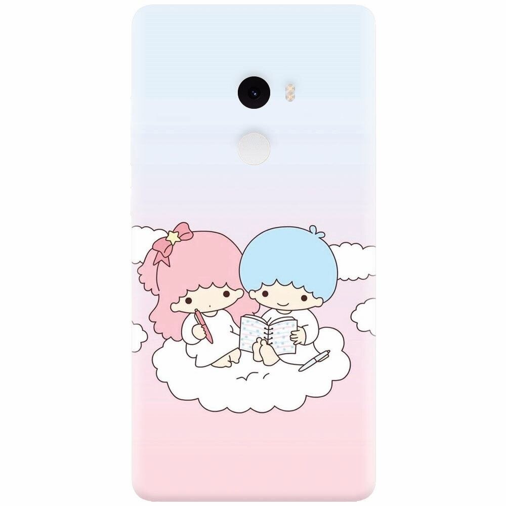 Husa silicon pentru Xiaomi Mi Mix 2, Little Twins On Cloud