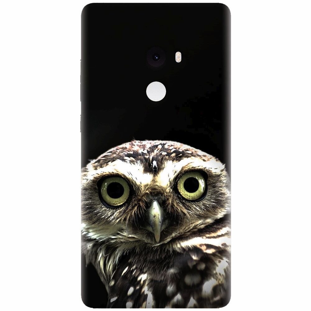 Husa silicon pentru Xiaomi Mi Mix 2, Owl In The Dark