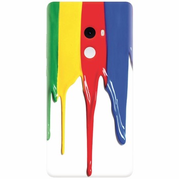 Husa silicon pentru Xiaomi Mi Mix 2, Dripping Colorful Paint Husa silicon pentru Xiaomi Mi Mix 2, Dripping Colorful Paint