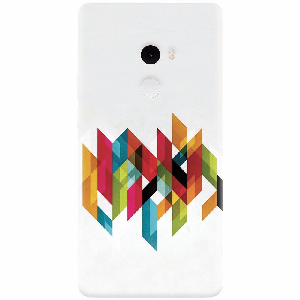 Husa silicon pentru Xiaomi Mi Mix 2, Geometric