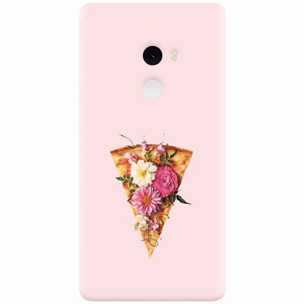 Husa silicon pentru Xiaomi Mi Mix 2, Flower Pizza