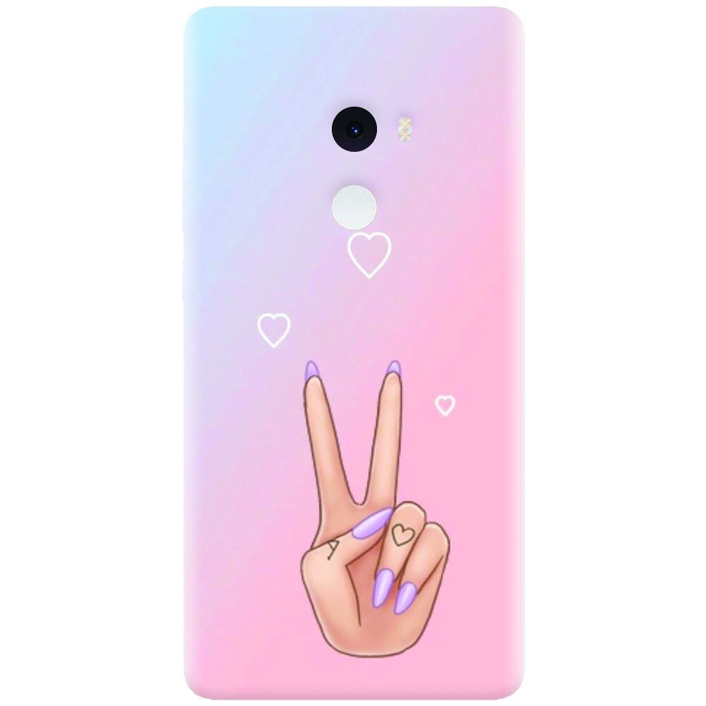 Husa silicon pentru Xiaomi Mi Mix 2, Victory Love