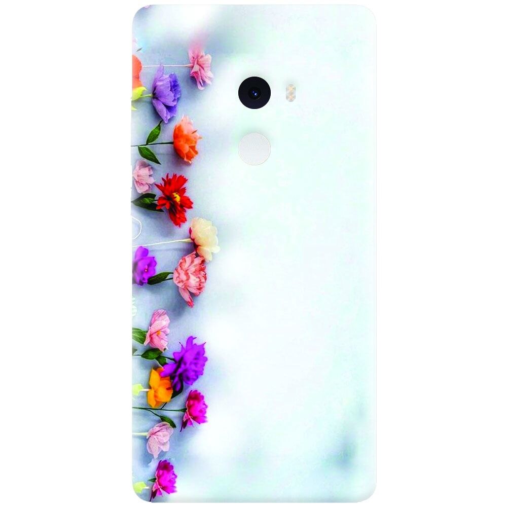 Husa silicon pentru Xiaomi Mi Mix 2, Flowers