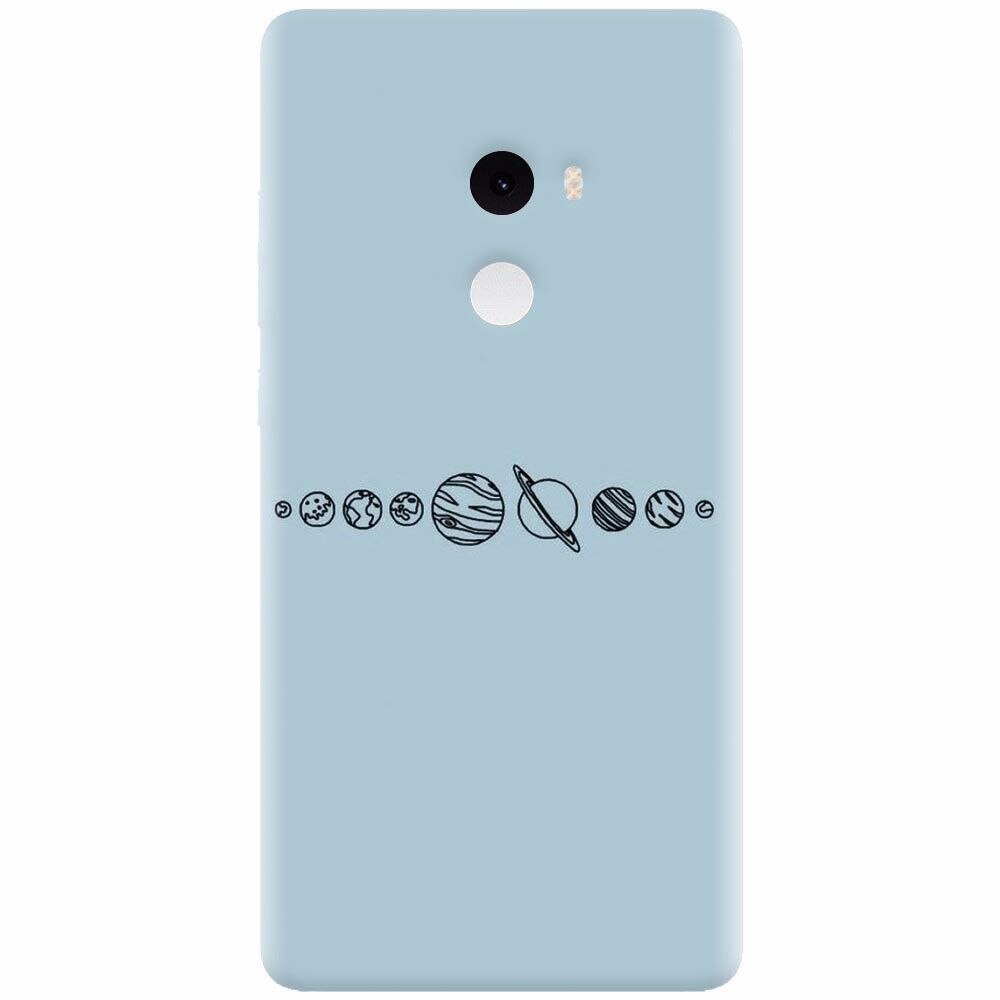 Husa silicon pentru Xiaomi Mi Mix 2, Planets
