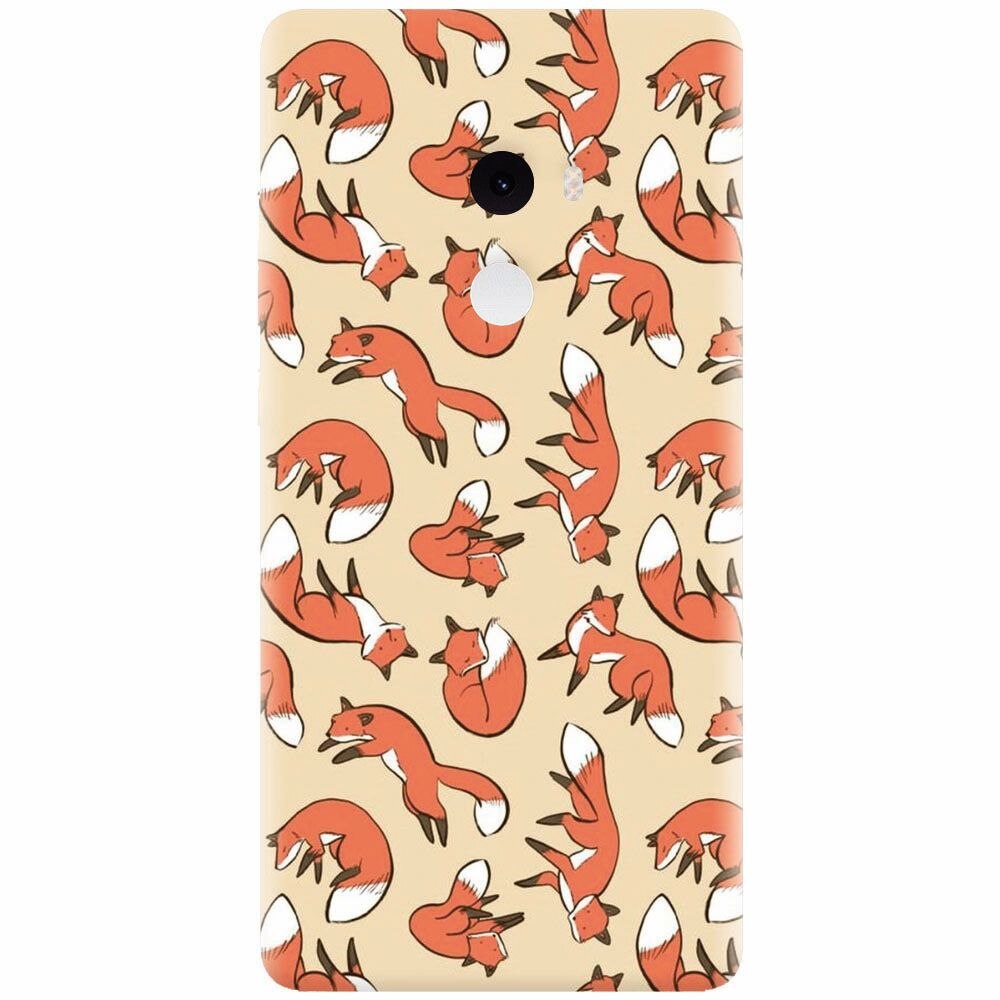 Husa silicon pentru Xiaomi Mi Mix 2, Red Foxes