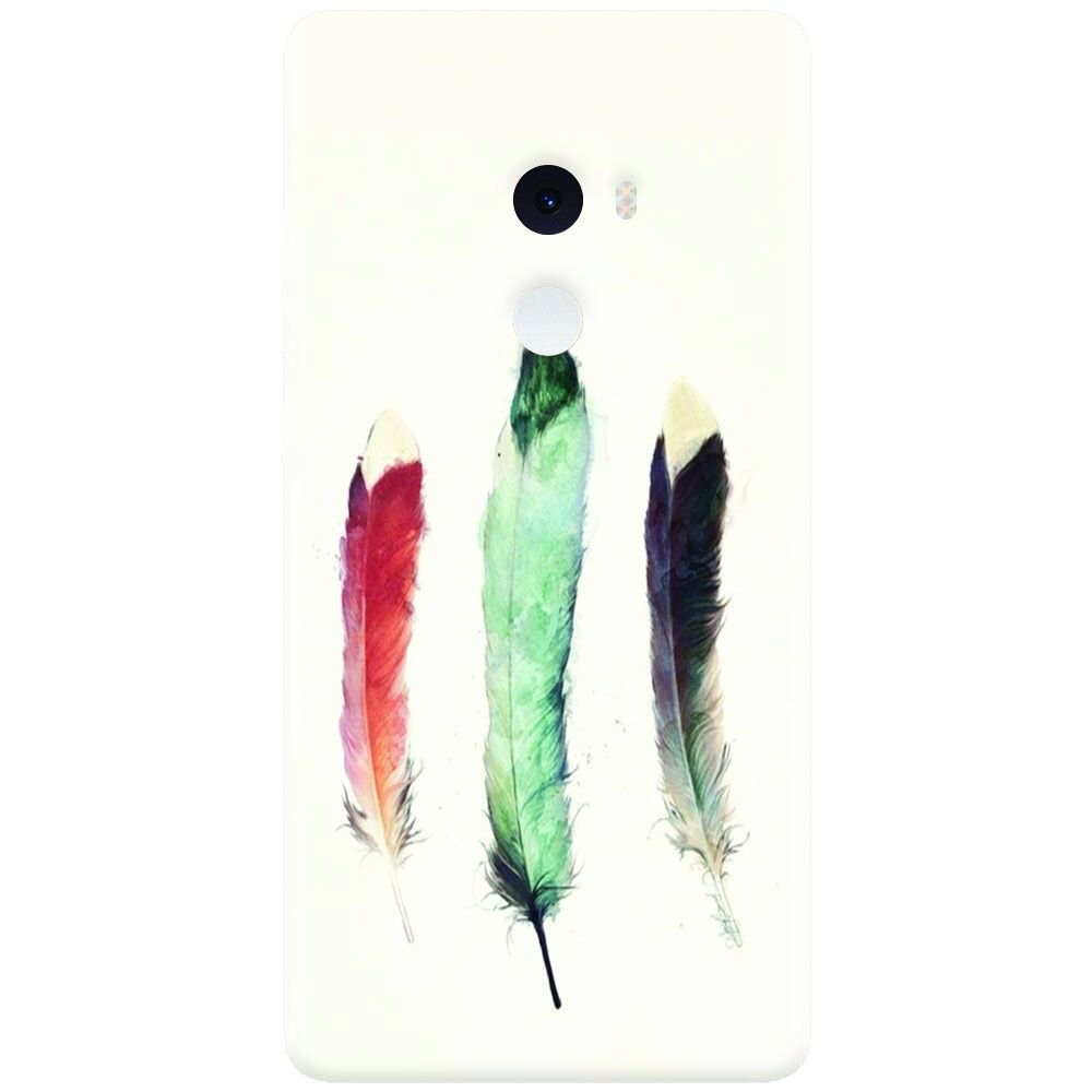 Husa silicon pentru Xiaomi Mi Mix 2, Three Feathers
