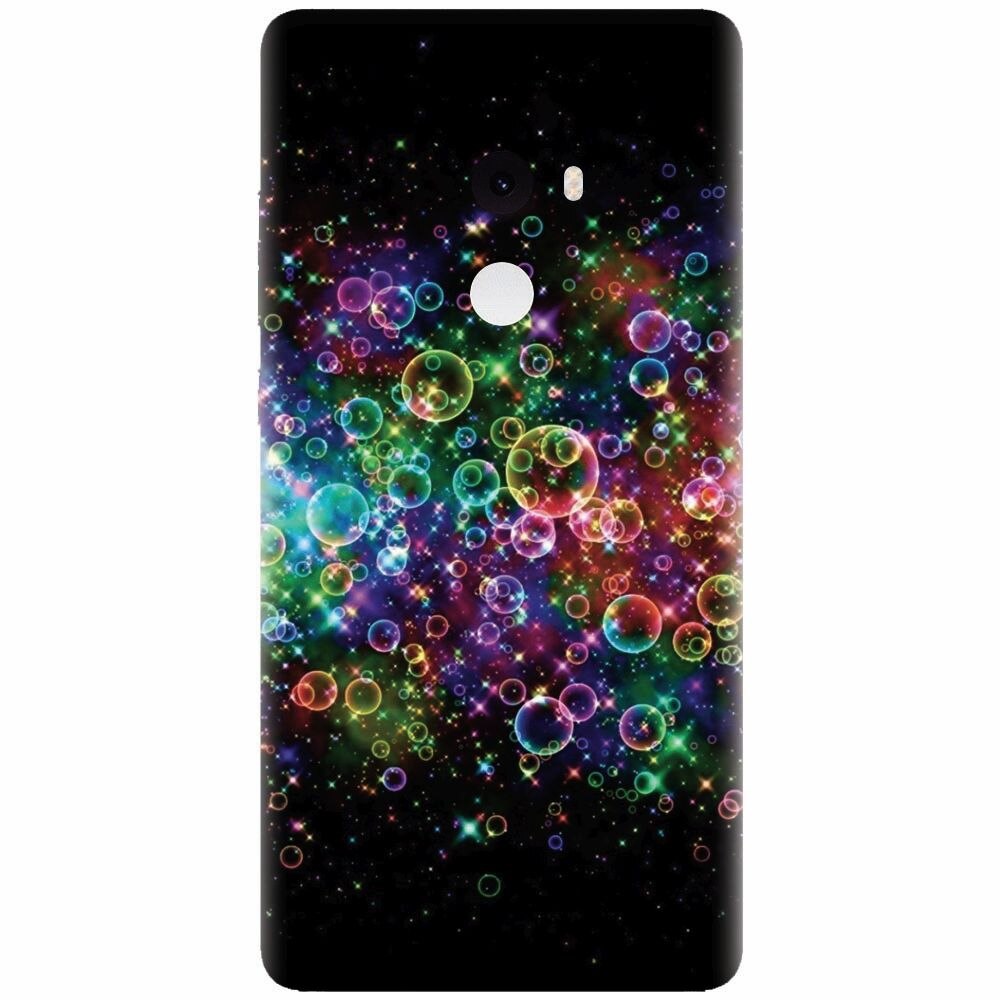 Husa silicon pentru Xiaomi Mi Mix 2, Rainbow Colored Soap Bubbles