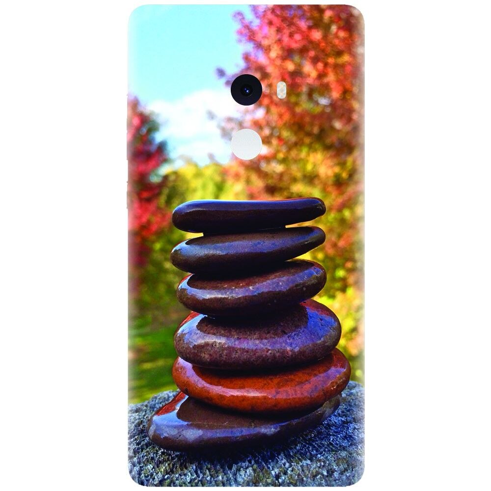 Husa silicon pentru Xiaomi Mi Mix 2, Stacking Stones