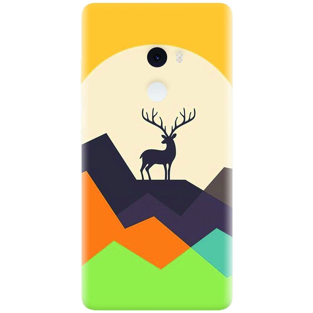 Husa silicon pentru Xiaomi Mi Mix 2, Abstract Deer