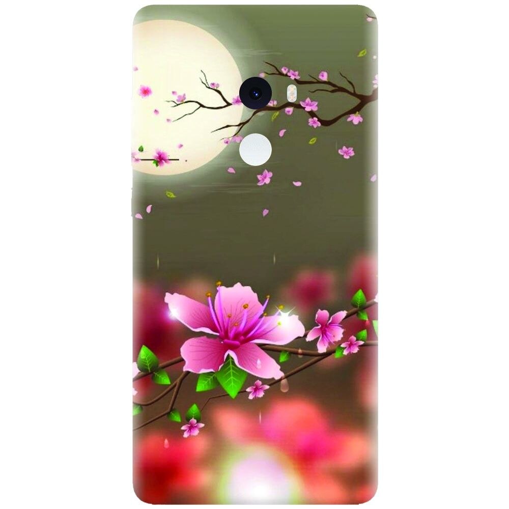 Husa silicon pentru Xiaomi Mi Mix 2, Flowers 101