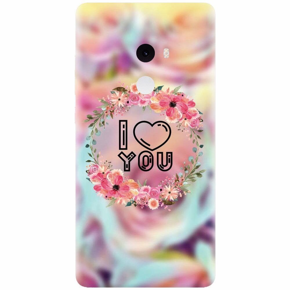 Husa silicon pentru Xiaomi Mi Mix 2, I Love You