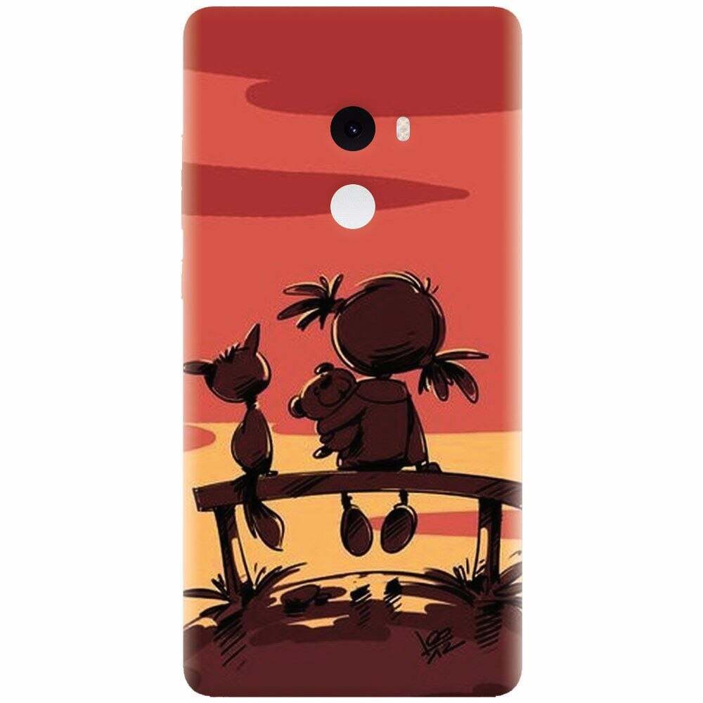 Husa silicon pentru Xiaomi Mi Mix 2, Lovely Sunsets