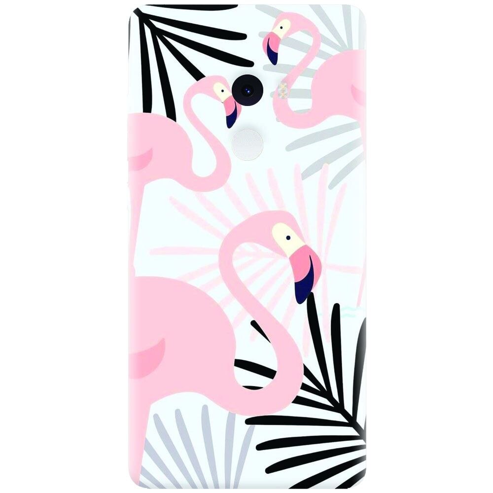Husa silicon pentru Xiaomi Mi Mix 2, Flamingo