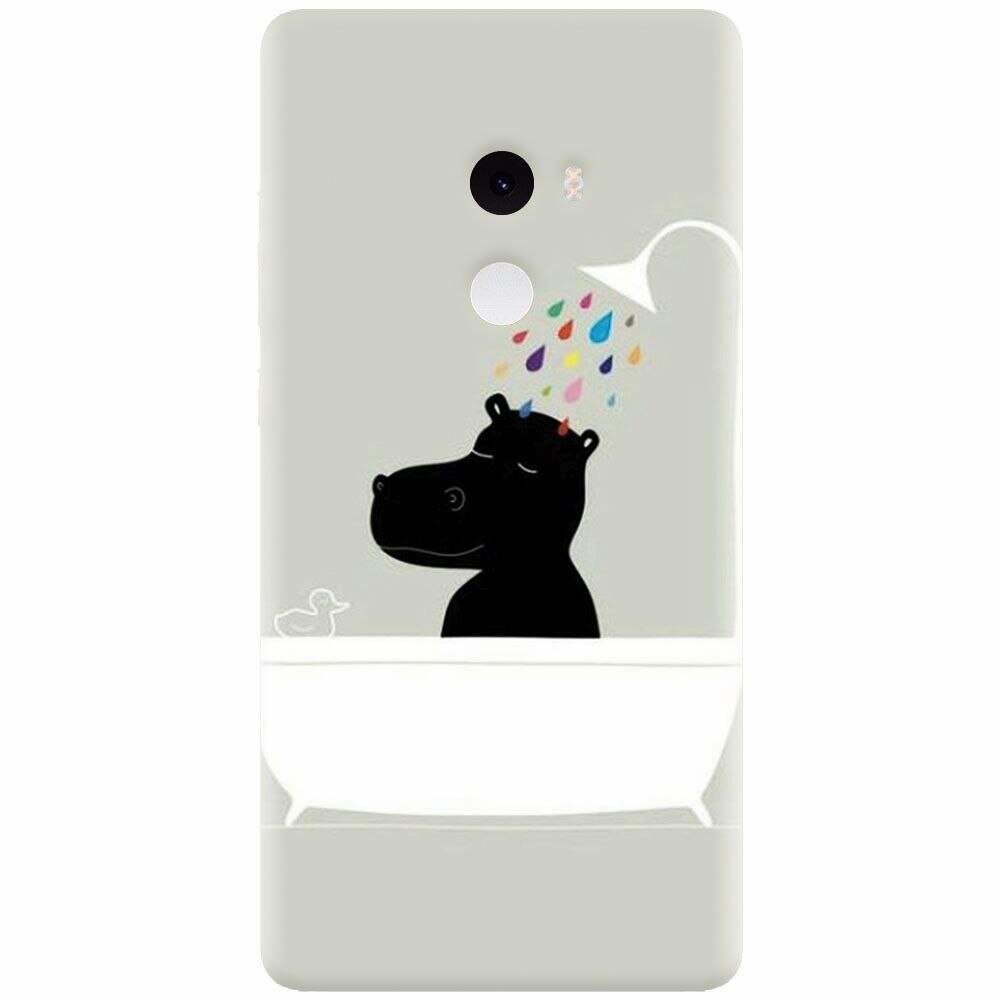 Husa silicon pentru Xiaomi Mi Mix 2, Hippo Bath
