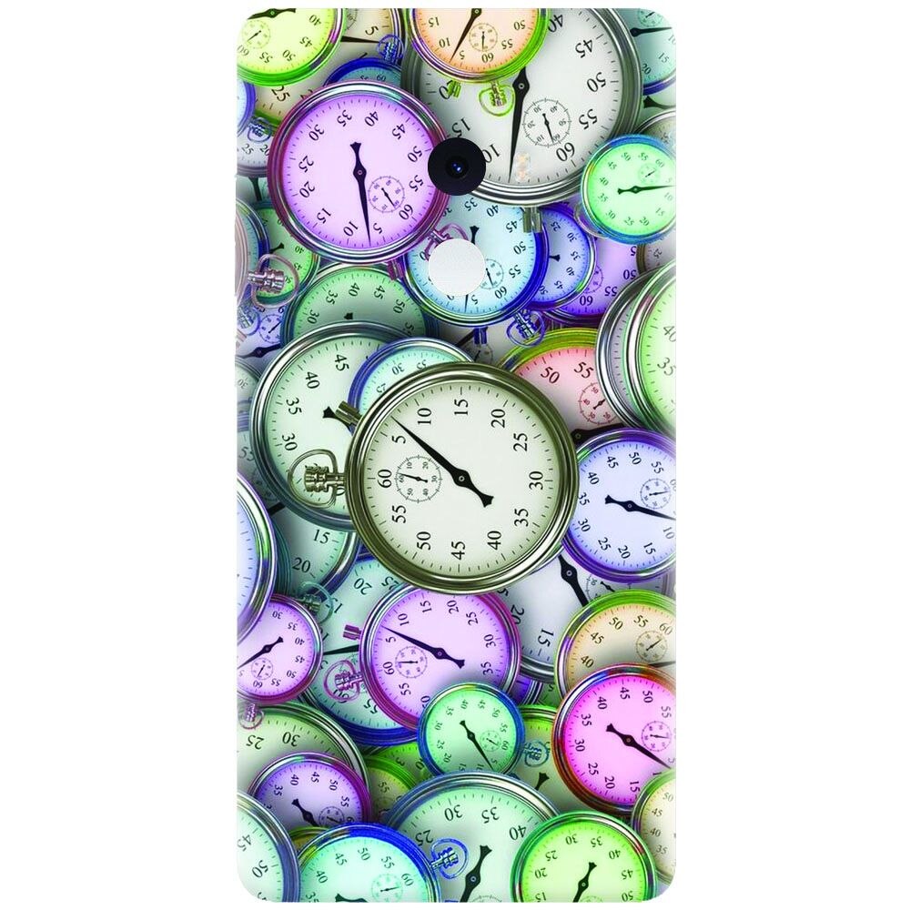 Husa silicon pentru Xiaomi Mi Mix 2, Clocks