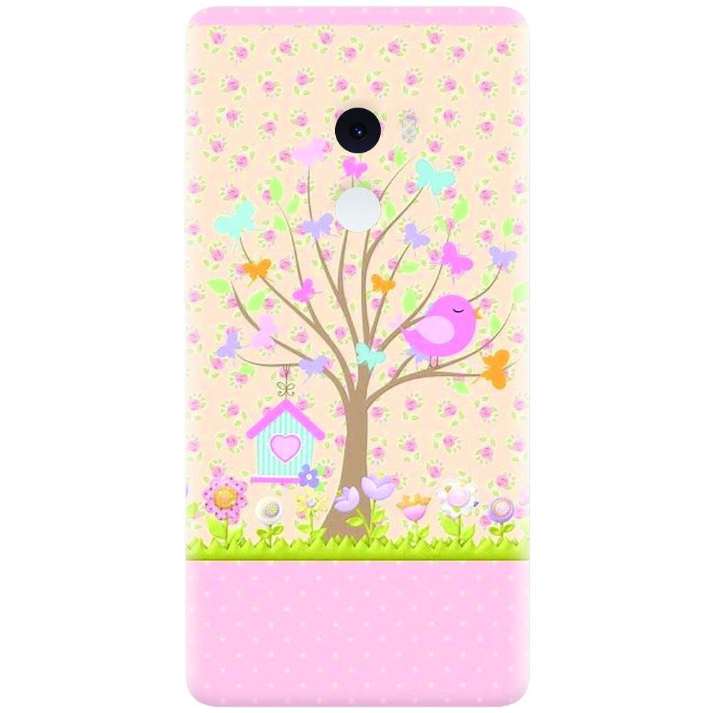 Husa silicon pentru Xiaomi Mi Mix 2, Cute Birdhouse