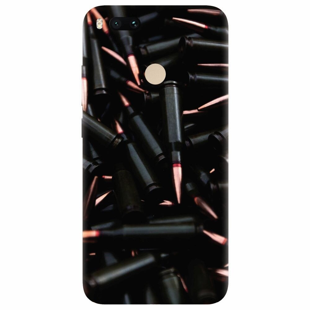 Husa silicon pentru Xiaomi Mi A1, Ammunition Bullets