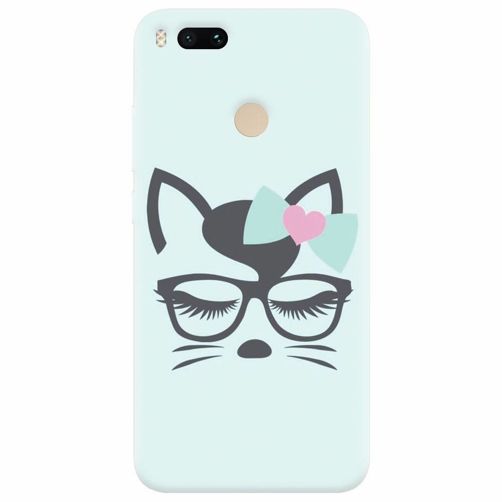 Husa silicon pentru Xiaomi Mi A1, Angel Cat