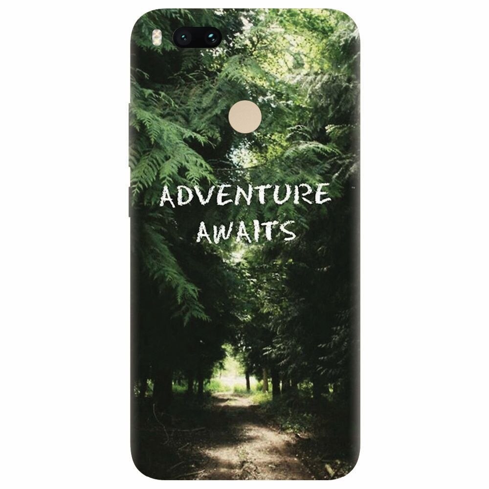 Husa silicon pentru Xiaomi Mi A1, Adventure Awaits Forest